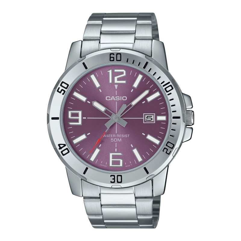ساعت مچی مردانه کاسیو مدل CASIO-MTP-VD01D-6BVUDF