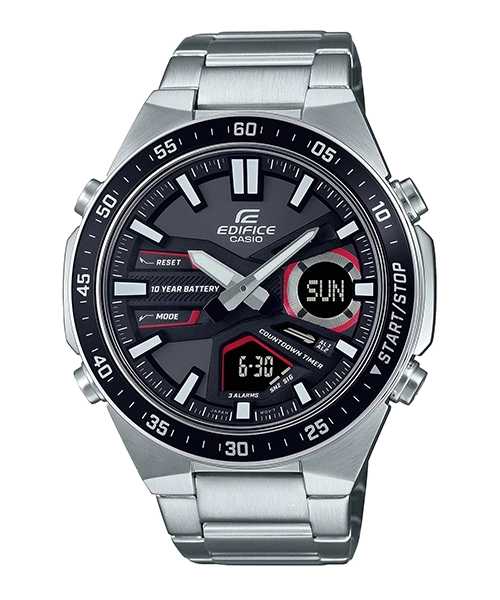 ساعت مچی مردانه EDIFICE کاسیو مدل CASIO-EFV-C110D-1A4VDF