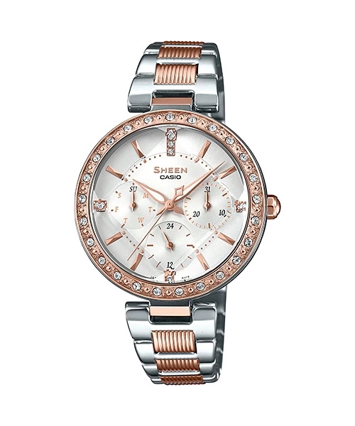 ساعت مچی زنانه Sheen مدل CASIO-SHE-3068SPG-7AUDF