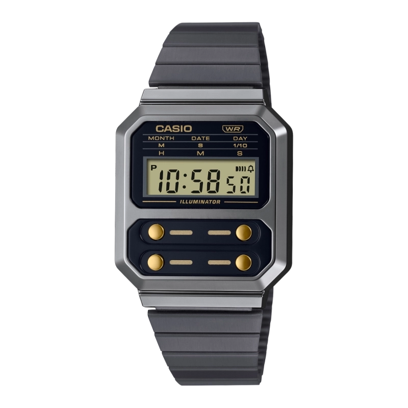 ساعت مچی کاسیو مدل CASIO-A100WEGG-1A2DF