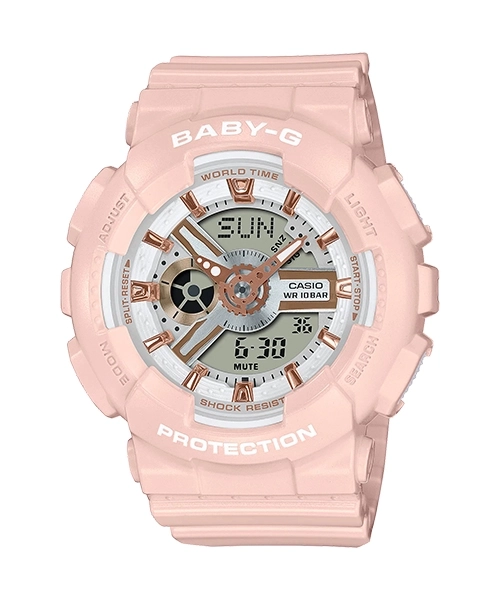 ساعت مچی زنانه BABY-G کاسیو مدل Casio-BA-110XRG-4ADR