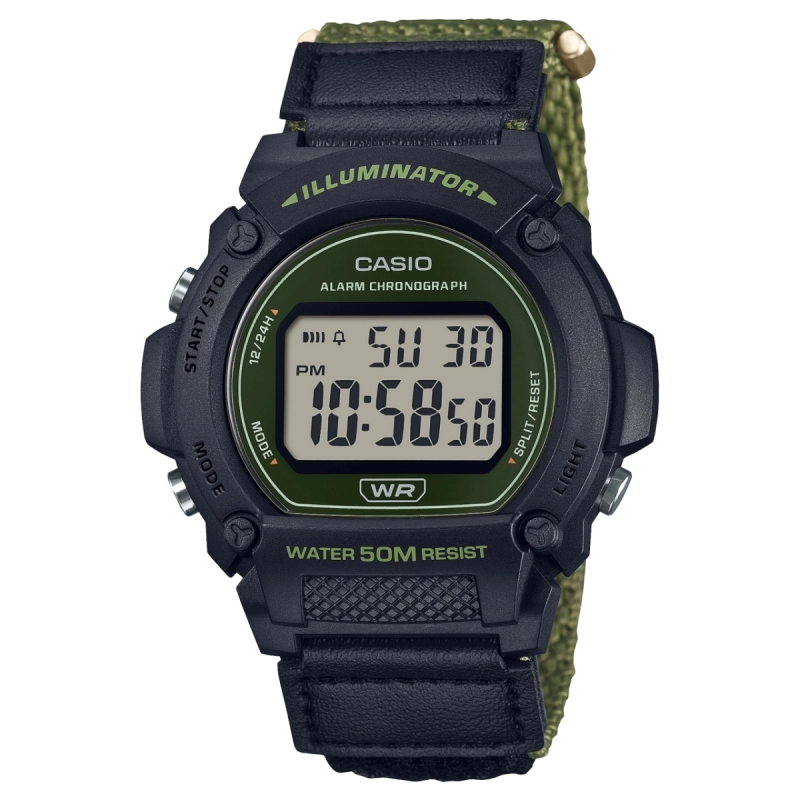 ساعت مچی کاسیو مدل CASIO-W-219HB-3AVDF