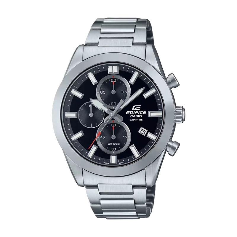 ساعت مچی مردانه بند فلزی EDIFICE مدل CASIO-EFB-710D-1AVUDF