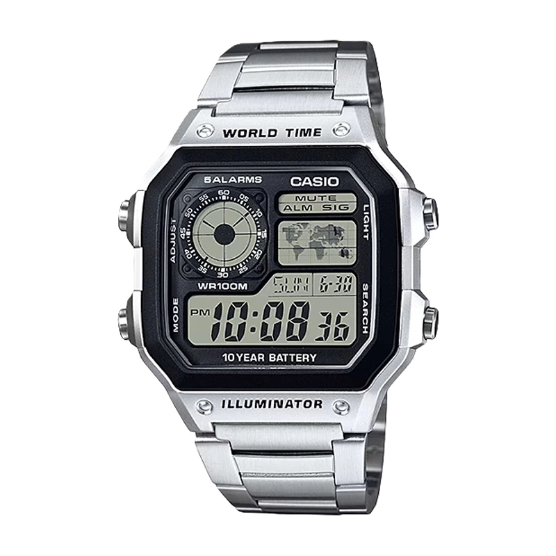 ساعت مچی مردانه کاسیو مدل CASIO- AE-1200WHD-1AVDF