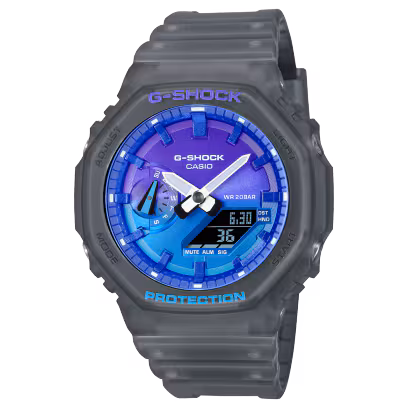 ساعت مچی مردانه g-shock مدل GA-2100FLS-8A2